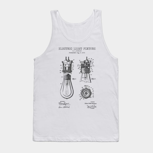 ELECTRIC LIGHT FIXTURE patent Tank Top by Dennson Creative